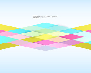 Abstract geometric background. Modern overlapping triangles. Unusual color shapes for your message. Pattern design for banner, poster, flyer, card, postcard, cover, brochure.