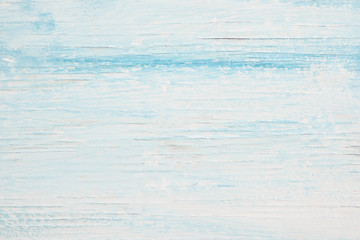 Light blue wooden background