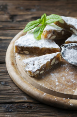Traditional italian dessert panforte