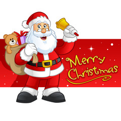 Santa claus character vector illustration design 