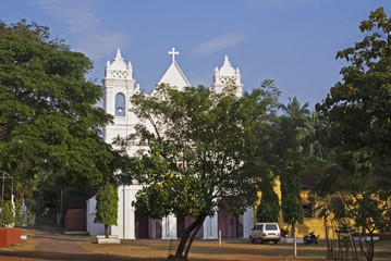 Fototapeta na wymiar Nossa Senhora dos Remedios church in Goa. India