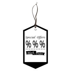 Black friday label