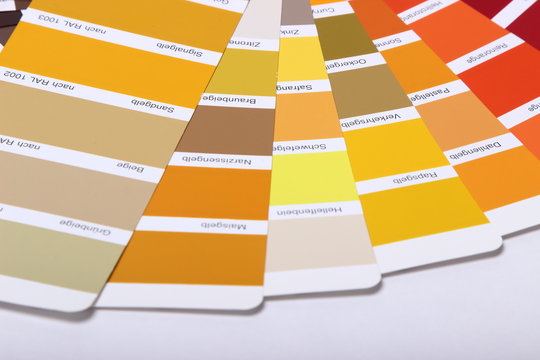 ral colours on white background