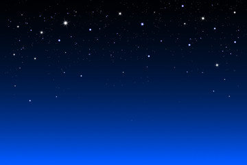 Fototapeta na wymiar stars in the night sky, abstract background