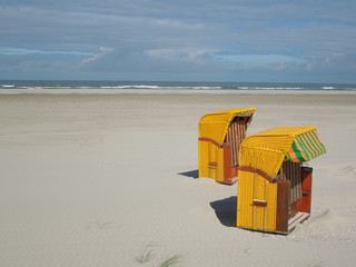 Naklejka premium Strandkörbe