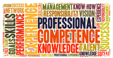 Competence word cloud