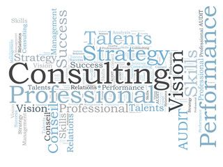 Consulting word cloud