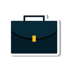 portfolio briefcase isolated icon vector illustration design