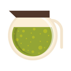 teapot beverage isolated icon vector illustration design