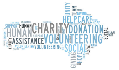 Charity word cloud