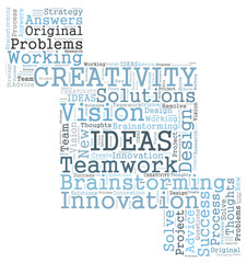 Ideas word cloud