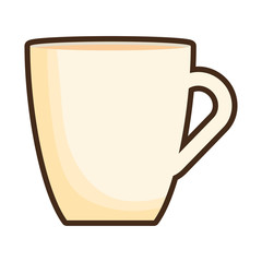 cup beverage isolated icon vector illustration design