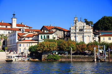 Scenic view of the Isola Bella, Lago Maggiore, Italy, Europe