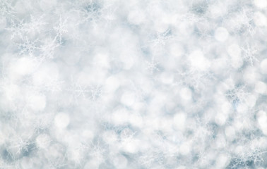 Christmas snowflakes background.