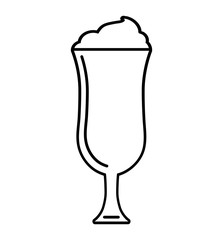 ice cup beverage isolated icon vector illustration design