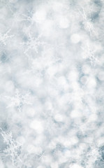 Christmas snowflakes background.