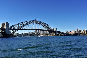 Fototapeta na wymiar View of Sydney Harbor 