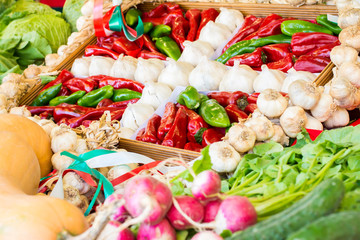 vegetables assortment decoration