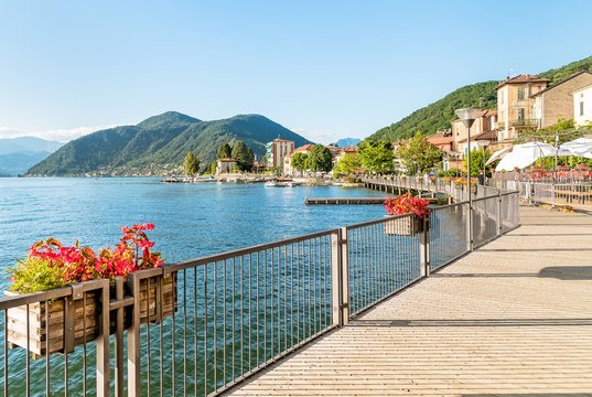 Porto Ceresio is a comune on Lake Lugano in the province of Varese in the italian region Lombardy, Italy