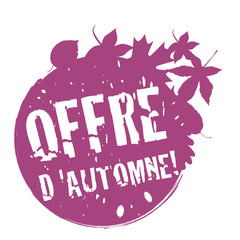 Offre d'automne!