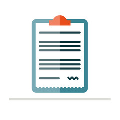 Prescription pad icon. 