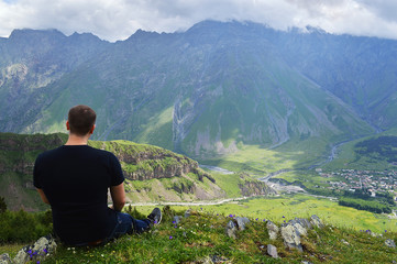 the majestic splendor of the Caucasus mountains