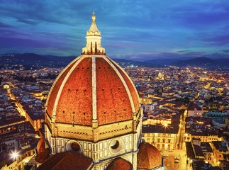  Cathedral Santa Maria del Fiore. Florence, Italy.