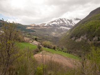 Fototapeta na wymiar Sibillini mountains