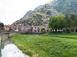 Fototapeta na wymiar Panorama of the Apennine