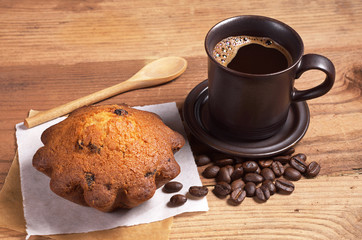 Coffee and cupcake