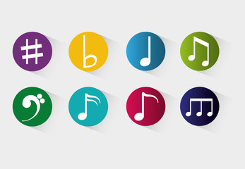 Music sound art icon vector illustration graphic design