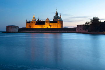 Kalmar Schloss Abendstimmung Smaland Schweden