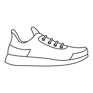 blank sneaker template