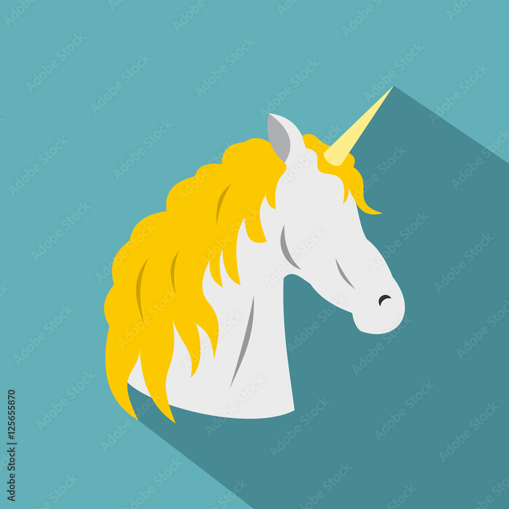 Aufkleber unicorn icon. flat illustration of unicorn vector icon for web