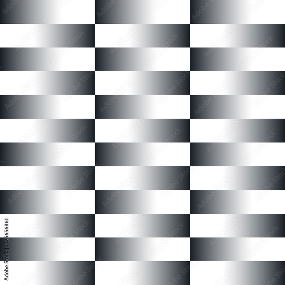 Aufkleber seamless geometric vector pattern with gradient stripes.