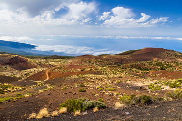 Above the clouds view from Teide