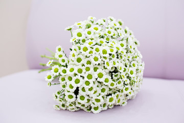Wedding bouquet of chrysanthemum
