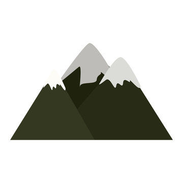 recommend clip art: colorful lanscape with Snowy Mountains vector illustration