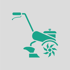 Garden tiller icon