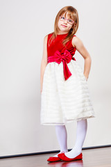 Girl in beauty princess dress