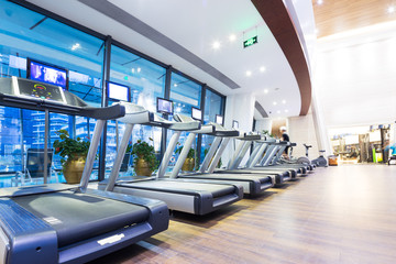 design and equipment in modern gym
