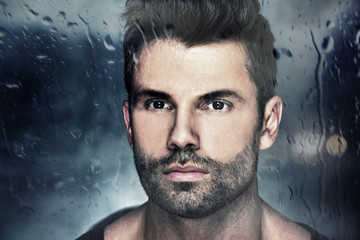 Portrait of handsome man.