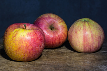 still life with apple, art photo