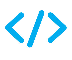blue code icon