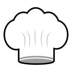 chef hat uniform isolated icon vector illustration design