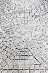 Details of stone tiles floor