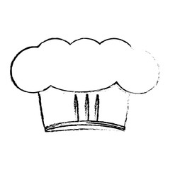 chef hat uniform isolated icon vector illustration design