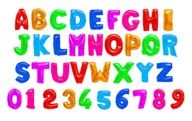 Color English alphabet