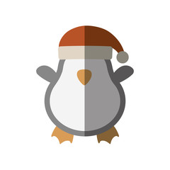 cute penguin character isolated icon vector illustration design