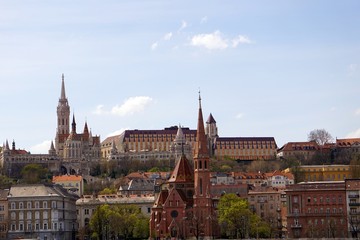 Obraz premium Castle district in Budapest